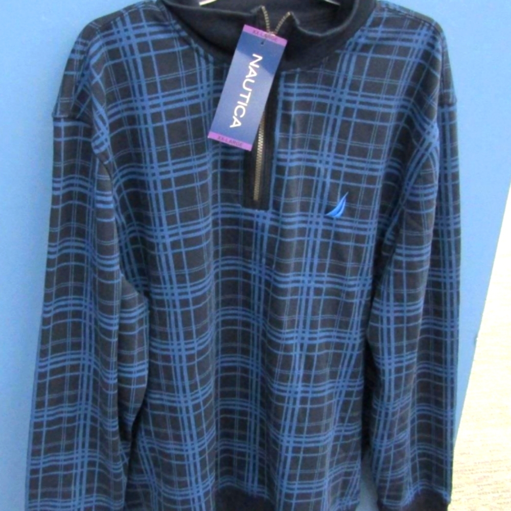 NWT. Nautica 1/4 Zip Pullover XL